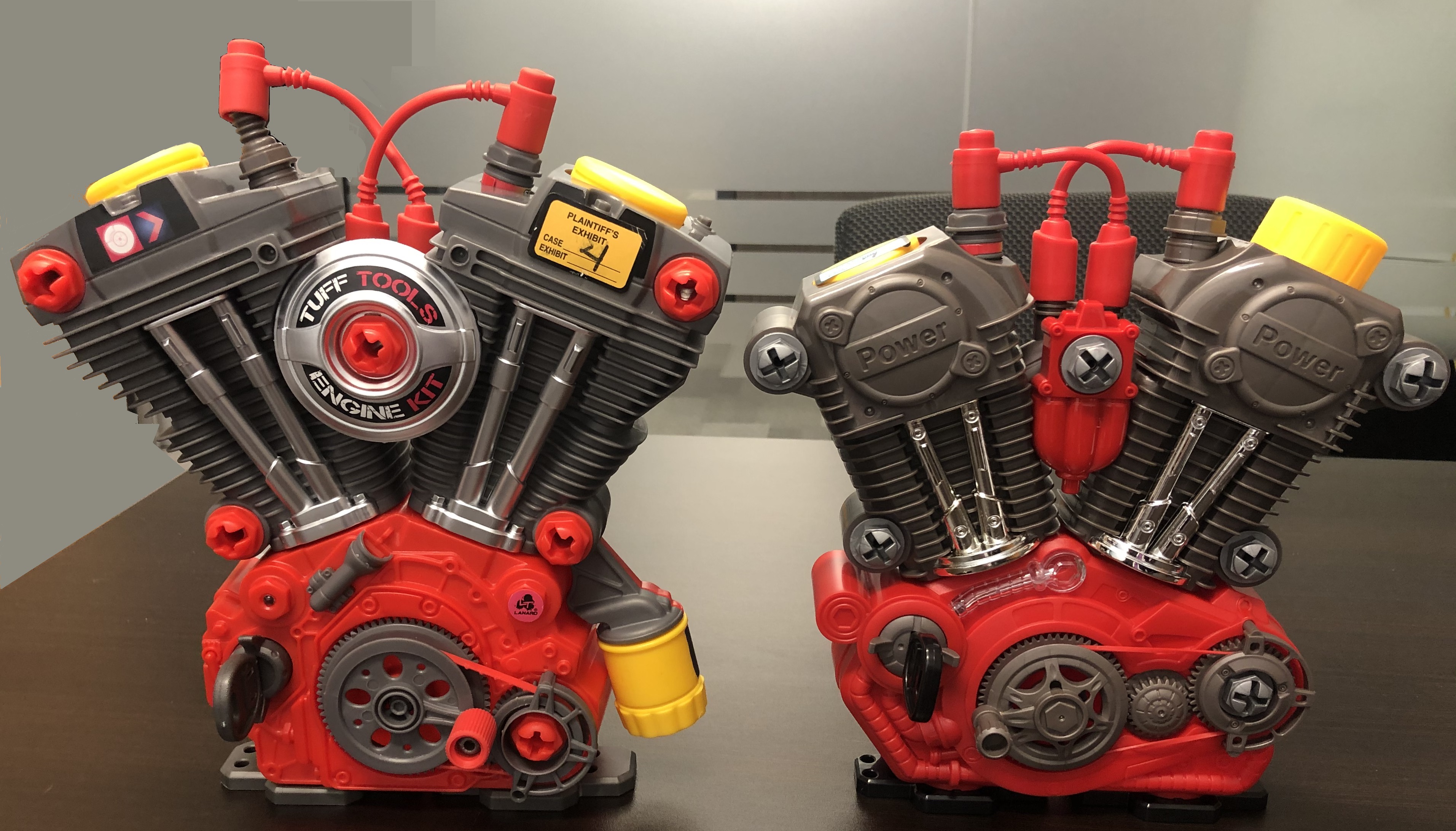 Lanard toy motorcycle engine infringment 