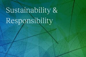 Sustainability & Responsibility brochure cover